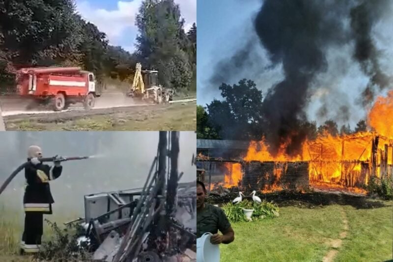 Absurdas: persenęs ugniagesių automobilis užgeso vos tik įsukęs į nelaimėlio kiemą (1)