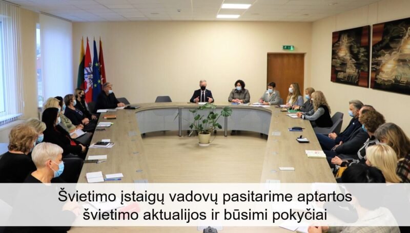 Aptartos rajono švietimo problemos ir laukiantys pokyčiai