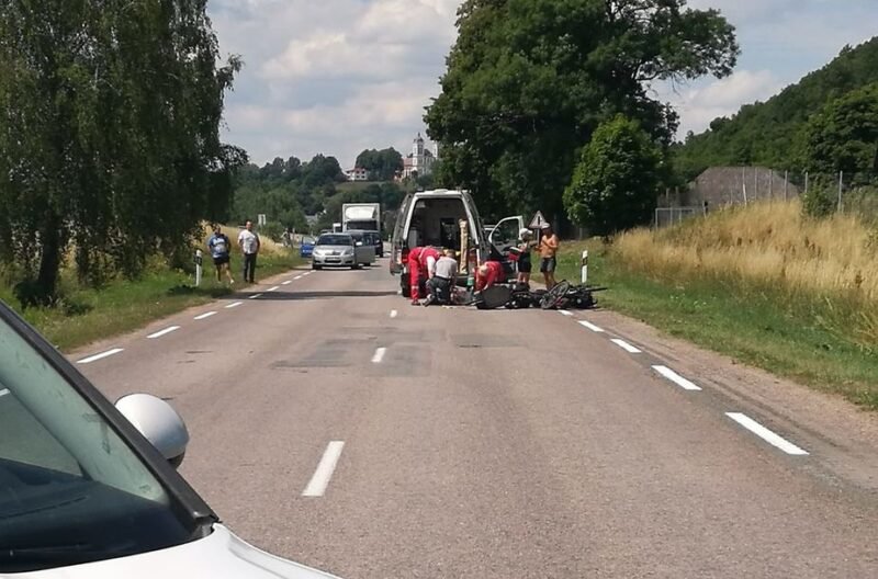 Atsikabinusios sunkvežimio priekabos pražudytas dviratininkas – olandas (1)