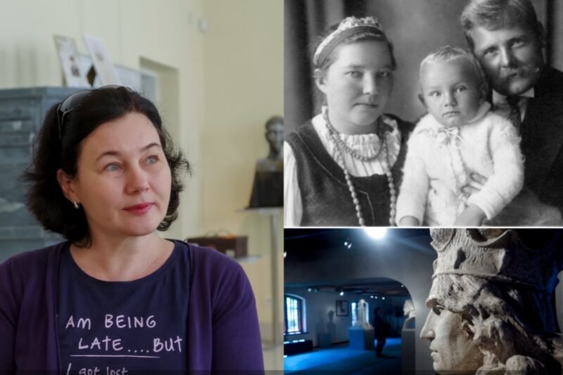 Atsiminimus apie tragiško likimo skulptorių V. Grybą Jurbarke saugo jo anūkė