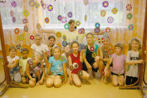 „Debesėlyje“ šoko mergaitės