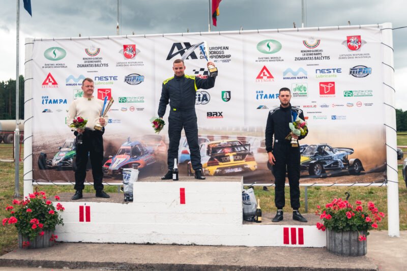 Europos autokroso čempionato etape lietuviai liko antrame plane, bet triumfavo Nacionalinėje klasėje