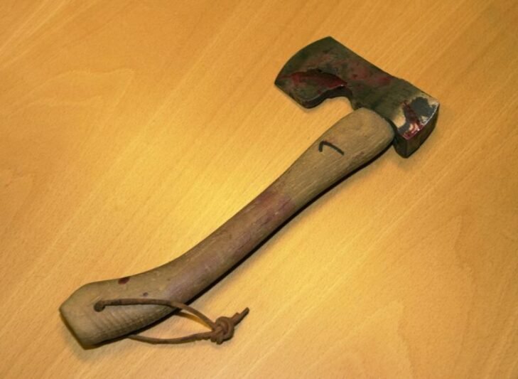 Girdžiuose šeši neblaivūs jaunuoliai sukėlė muštynes ir kirviu sukapojo klubo įėjimo duris (11)