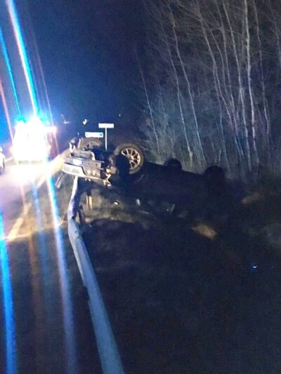 Girtas nuskriejo nuo kelio (video, avarijos nuotraukos) (3)