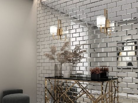 H1: Veidrodinės plytelės ir kiti nestandartiniai interjero sprendimai