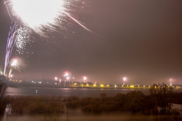 Jurbarkas pasitiko Naujuosius metus (nuotraukos, video) (1)