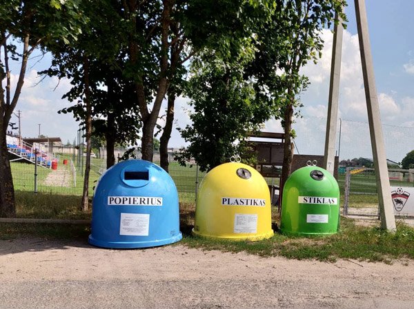 Jurbarke – 63 antžeminių konteinerių aikštelės