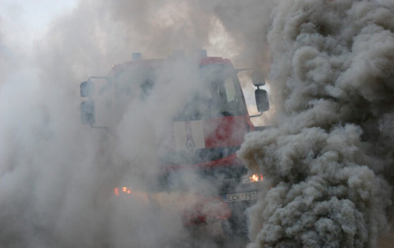 Jurbarke sudegė pirtis