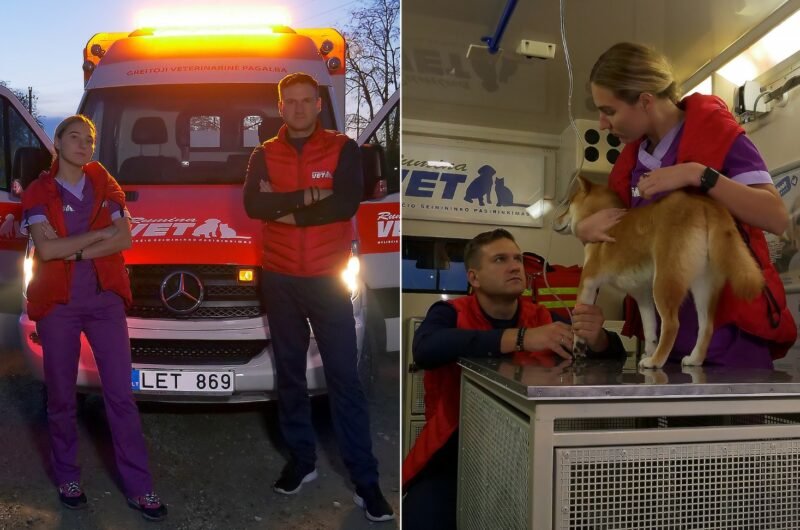 Jurbarkiečių augintinius gydantis veterinaras įgyvendino svajonę: į gatves išvažiavo pirmasis gyvūnų greitosios pagalbos automobilis (3)