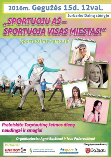 Jurbarkiečių pažadas – sportuoti (video)