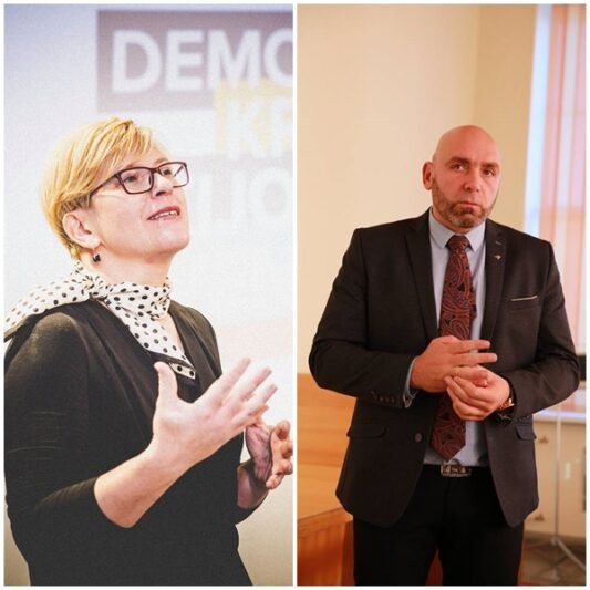 Jurbarkiečiai balsavo už Ingridą Šimonytę, kandidatas į merus – Daivaras Rybakovas. (42)