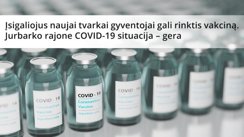 Jurbarkiečiai galės rinktis, kokia vakcina skiepytis nuo koronaviruso