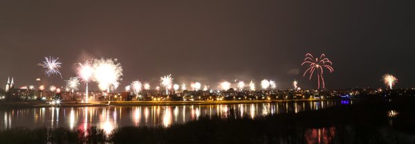 Jurbarkiečiai pasitiko 2018-uosius (nuotraukos, video)