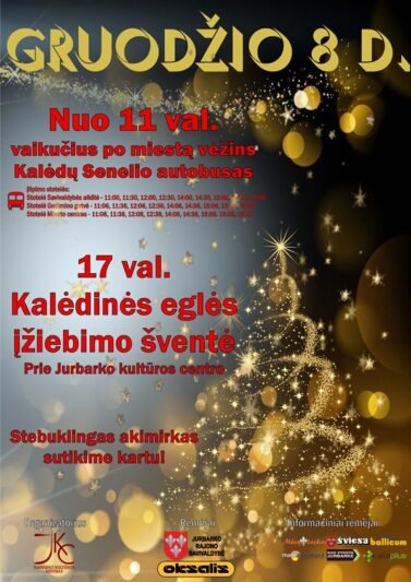 Kalėdos ateina į Jurbarką (video, programa)