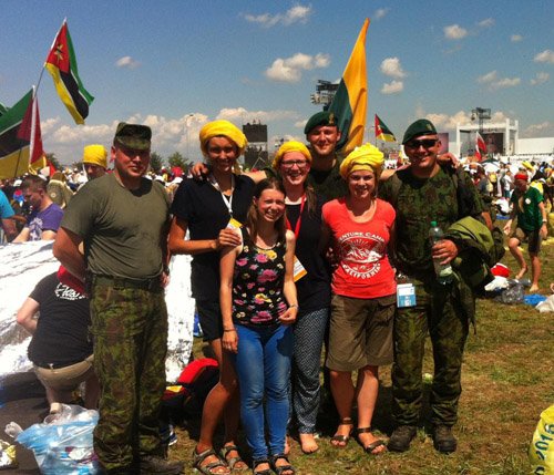 Krokuvoje popiežius kvietė jaunimą autis žygio batus