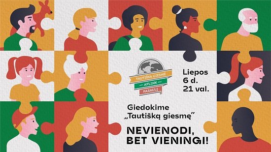 Kviečia giedoti Tautišką giesmę