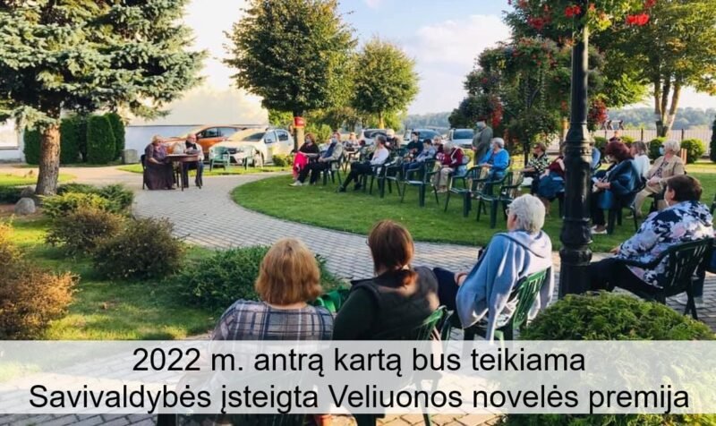 Kviečia siūlyti kandidatus Veliuonos novelės premijai