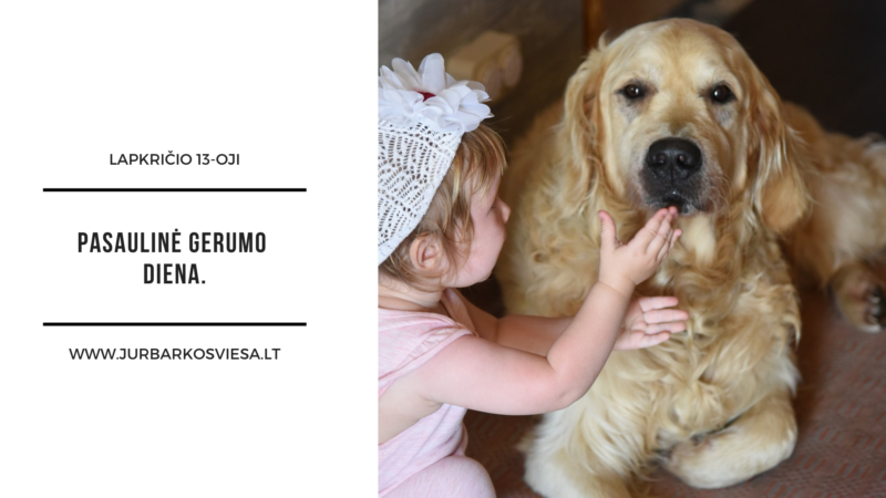 Lapkričio 13-oji – Pasaulinė gerumo diena