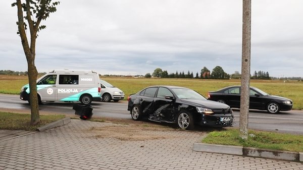 Lauko gatvėje per avariją nutraukti laidai (nuotraukos) (3)