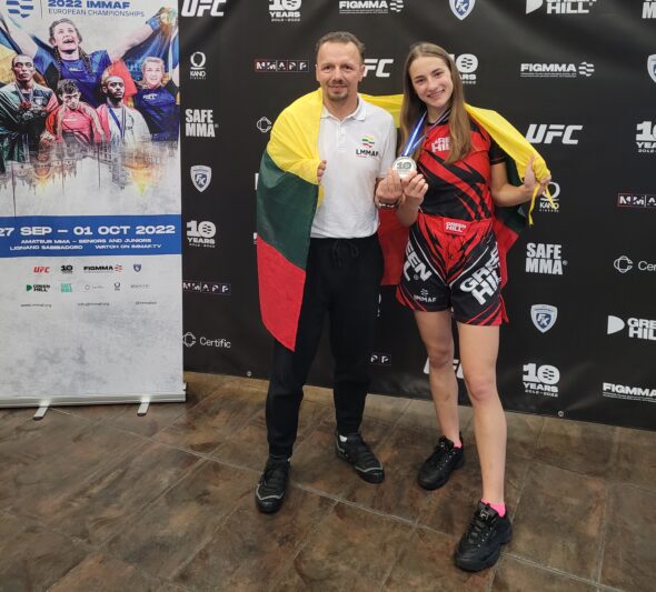 Lijana Lipinskaitė tapo Europos MMA vicečempione