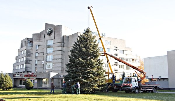 Į miestą atkeliavo kalėdinė eglė (šventės programa) (2)