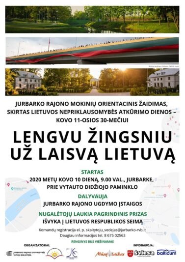 Moksleiviams – orientacinis žaidimas