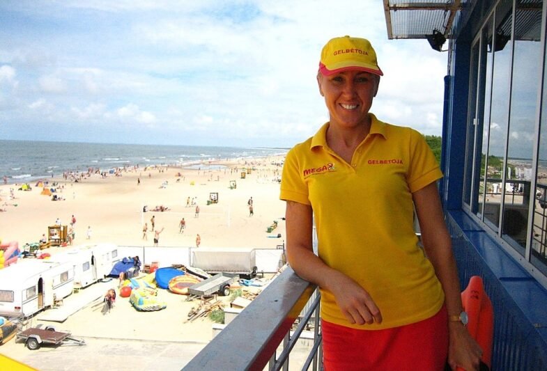 Moterų paplūdimyje dirbanti gelbėtoja: „Vyrams čia būna riesta“
