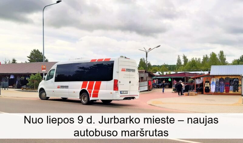 Nuo liepos 9 d. Jurbarko mieste – naujas autobuso maršrutas (2)