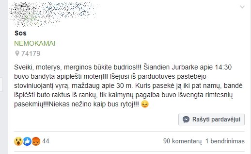 Nuo plėšiko išgelbėjo užstrigusi spyna