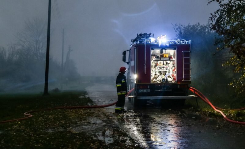 Padegė močiutės namą