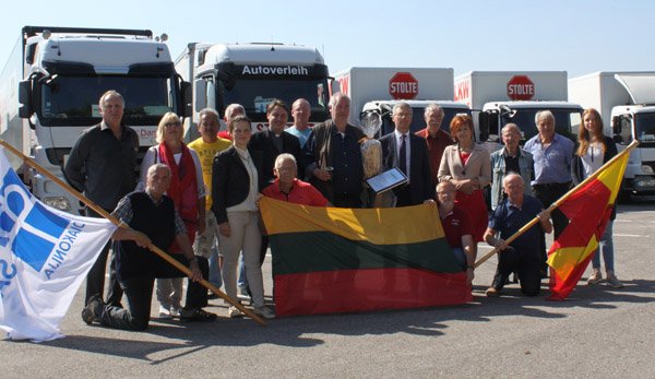 Pagerbė geradarius iš Vokietijos