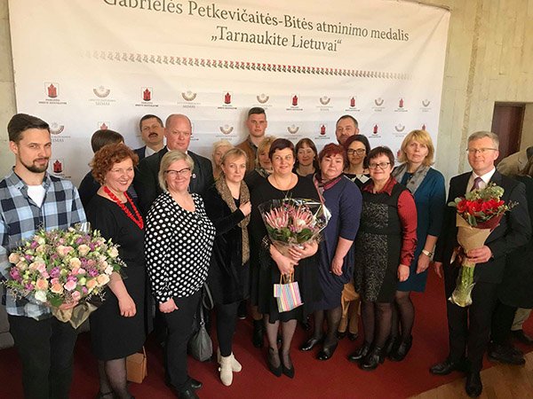 Pagerbti 2019 m. Gabrielės Petkevičaitės-Bitės atminimo medalio „Tarnaukite Lietuvai“ laureatai