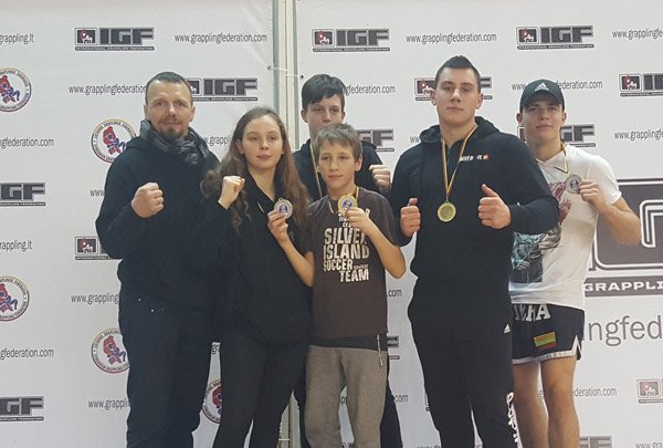 „Panteros“ sportininkai – graplingo ringe