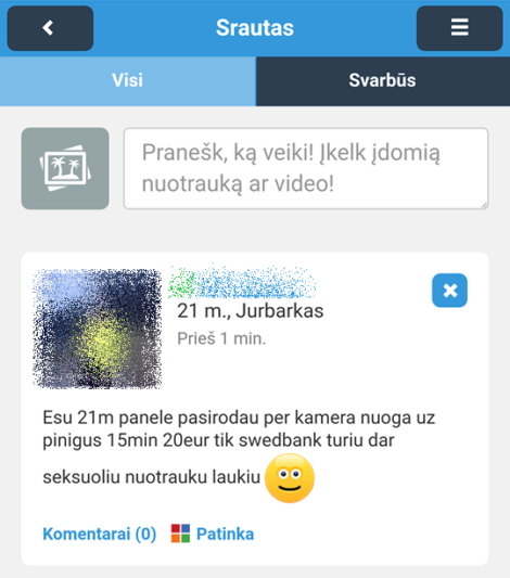 Pardavinėti save internetu – galima? (30)