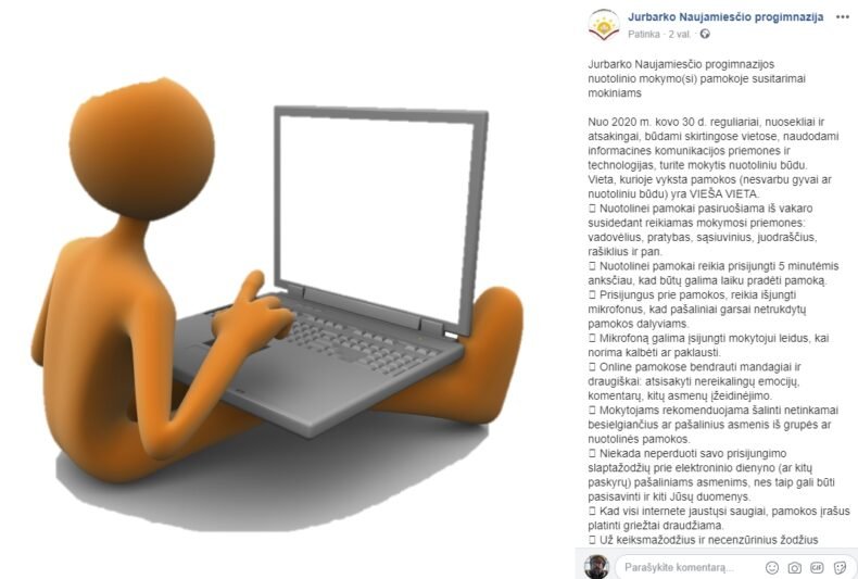 Pareigūnai įspėja: patyčios per nuotolines pamokas gali karčiai atsirūgti – gresia net 240 eurų bauda