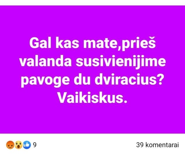 Pavogė vaikų dviračius, šeima prašo padėti surasti (1)