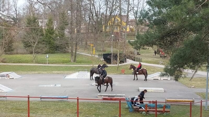 Policija: jodinėti po miestą – nedraudžiama