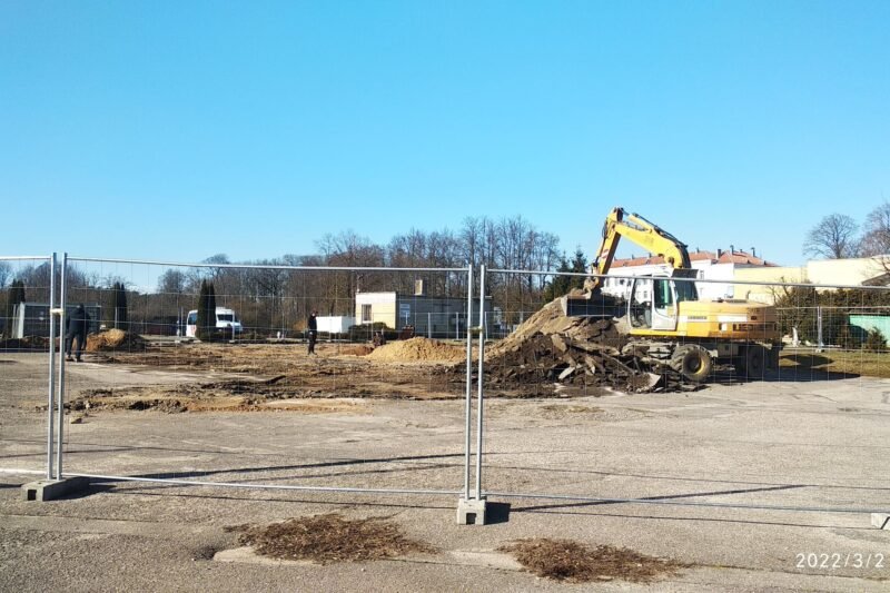 Prasidėjo autobusų stoties statybos
