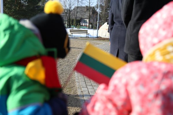 Rajone suplazdėjo trispalvės (nuotraukos)