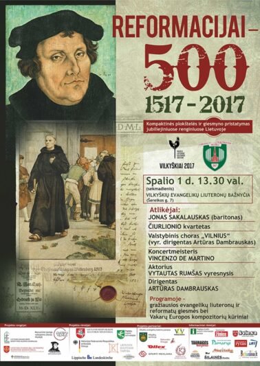 Reformacijos jubiliejaus koncertai vėl kviečia