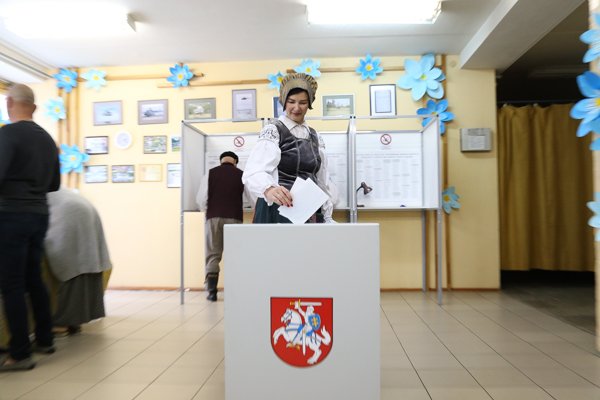 Rinkėjai – tarsi iš praeities (nuotraukos)