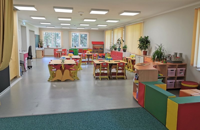 Rotulių darželyje vaikų lauks naujai suremontuotos patalpos (nuotraukos)