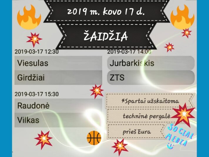 Sekmadienį – JKL pusfinalio kovos