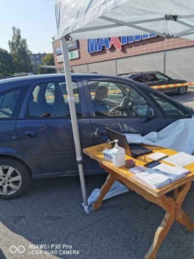 Taranavo skiepų palapinę (nuotraukos)