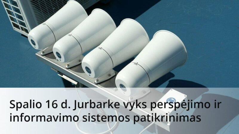 Tikrins perspėjimo sirenas