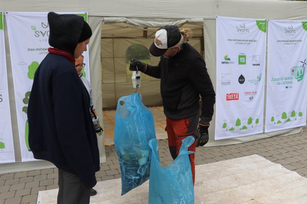 „Už švarią Lietuvą!“ užsuko ir į Jurbarką (nuotraukos)