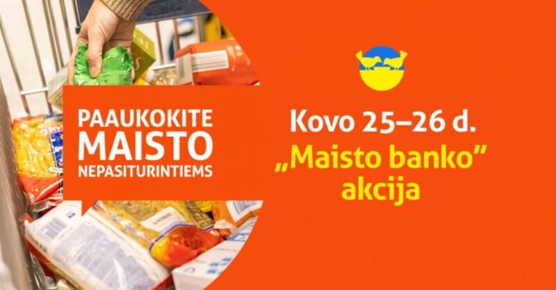 Vyks „Maisto banko“ akcija