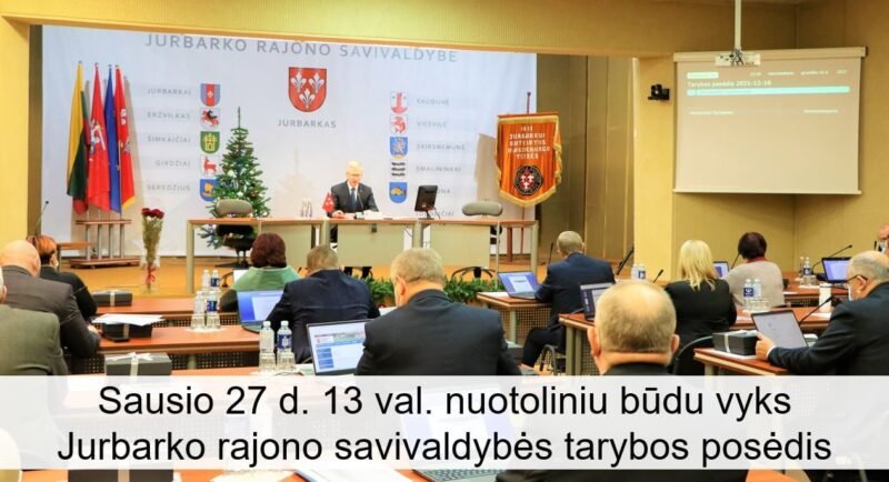 Vyks savivaldybės tarybos posėdis