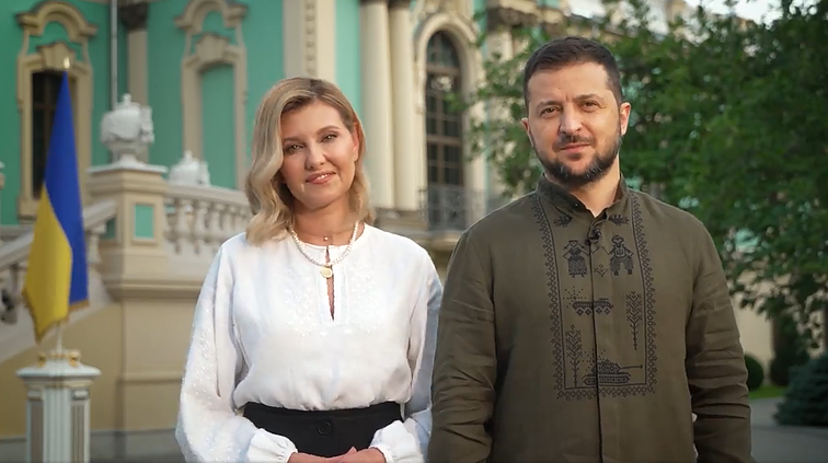 Zelenskio ir pirmosios ponios padėka Lietuvai: per šiuos metus tapote mūsų namais ir mūsų šeima