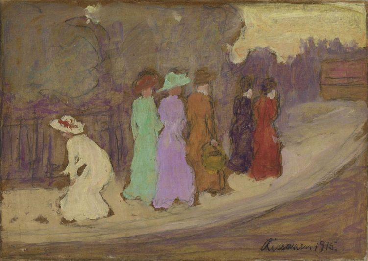 Women on the promenade, 1915